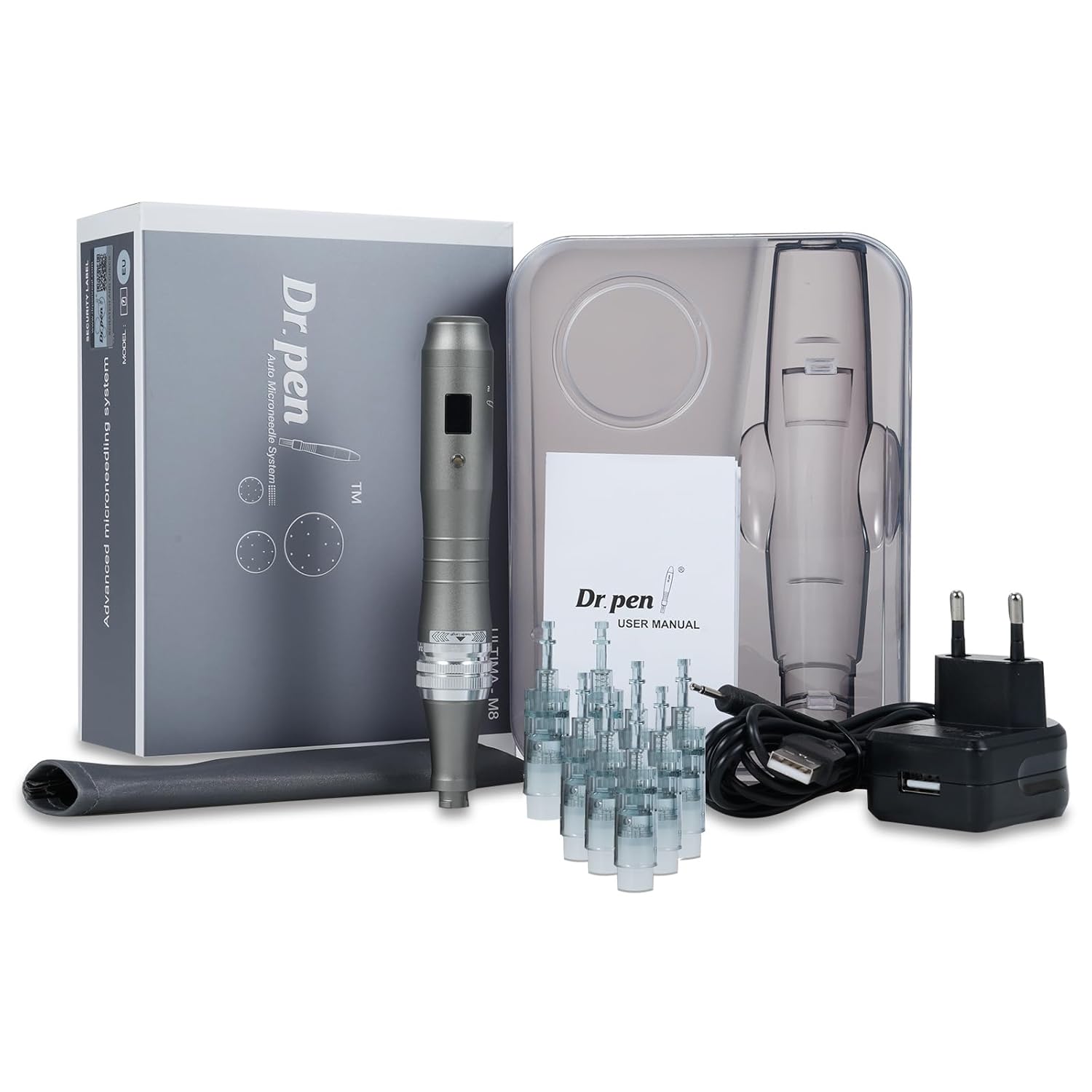 Thumbnail 6 de Dr. pen M8 Microneedling Stift – Home-Profi zur Hautpflege mit 8 sterilen Patronen, 6 Intensitätsstufen und 0–2,5 mm