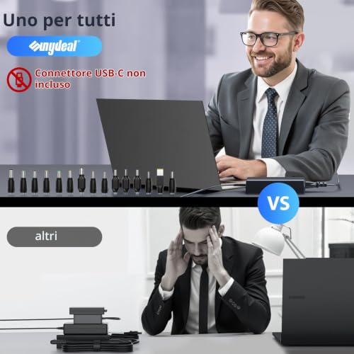 Thumbnail 5 de SUNYDEAL 90W alimentatore universale per notebook, 15 connettori