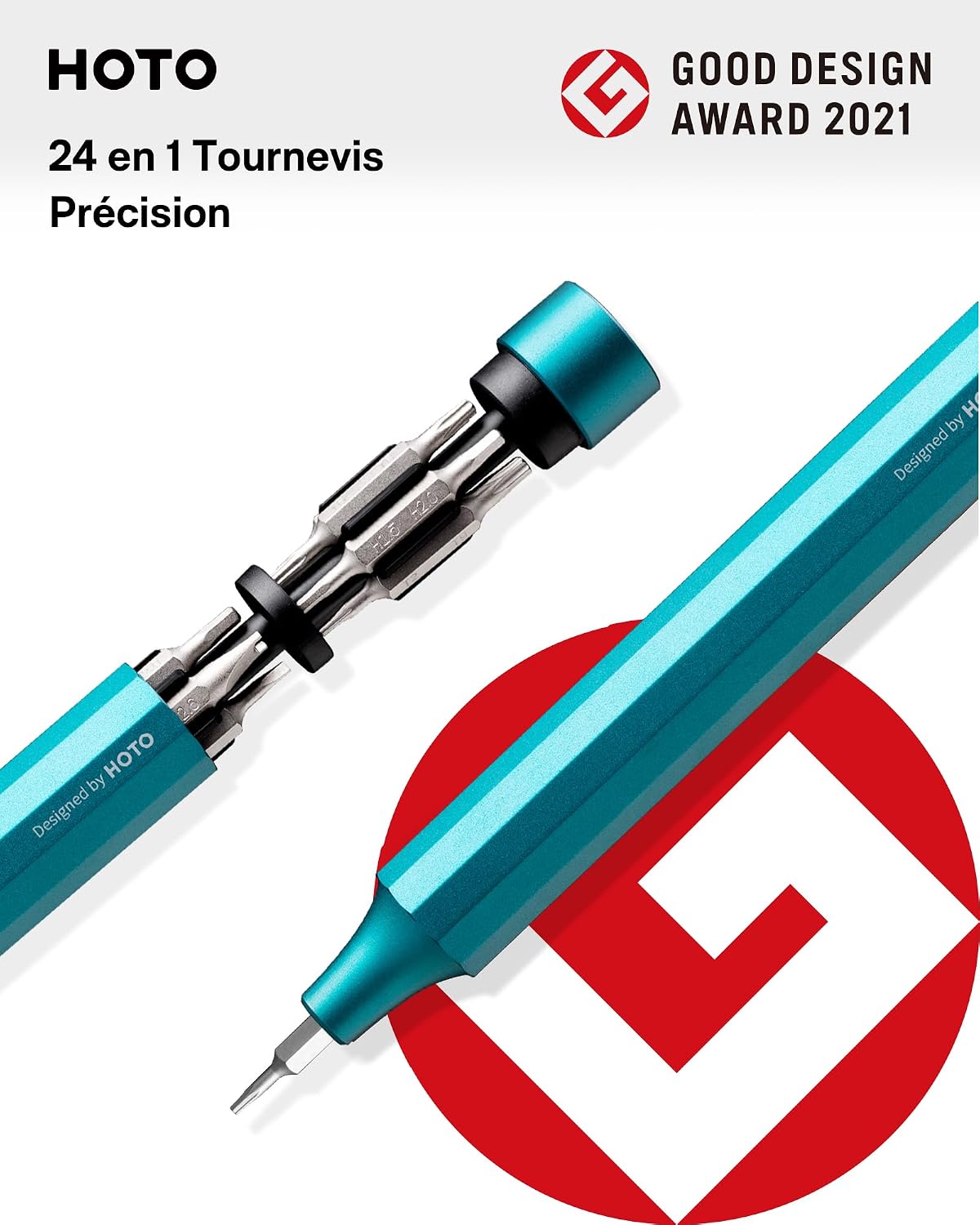 Detalle 2 de HOTO Kit tournevis 24 en 1 pour électronique