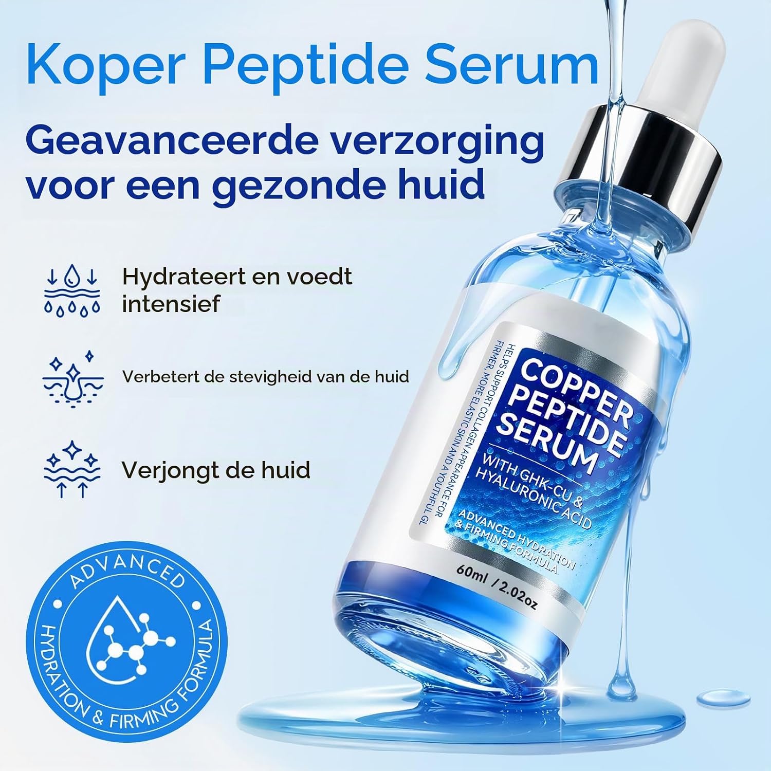 Thumbnail 1 de FUBAOLIN GHK-Cu koperpeptide-gezichtsserum, 2 stuks met hyaluronzuur