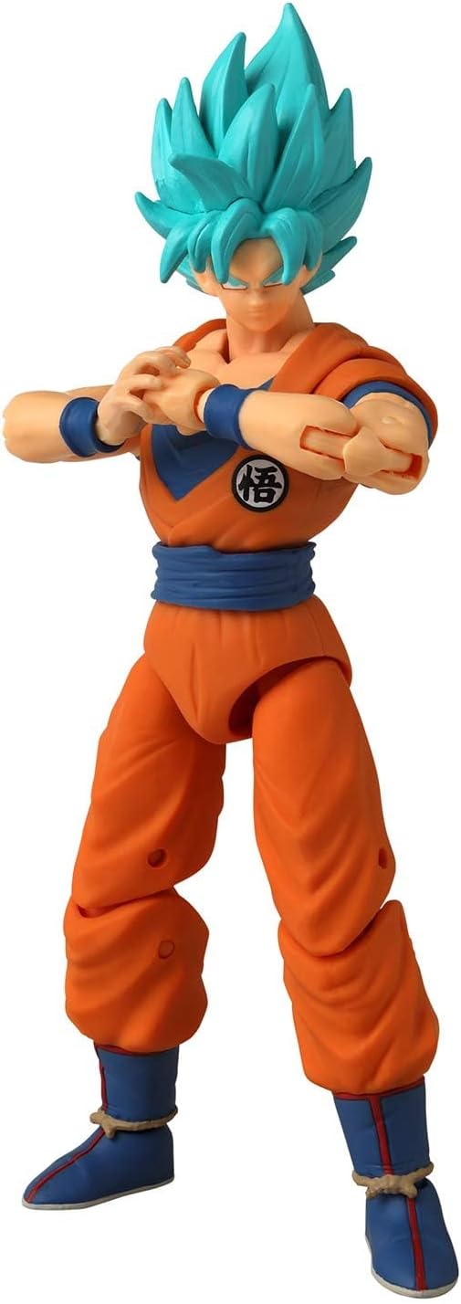 Detalle de BANDAI Dragon Ball Super – Figurine articulée Dragon Stars 17 cm Blue Goku (Super Saiyan Blue)