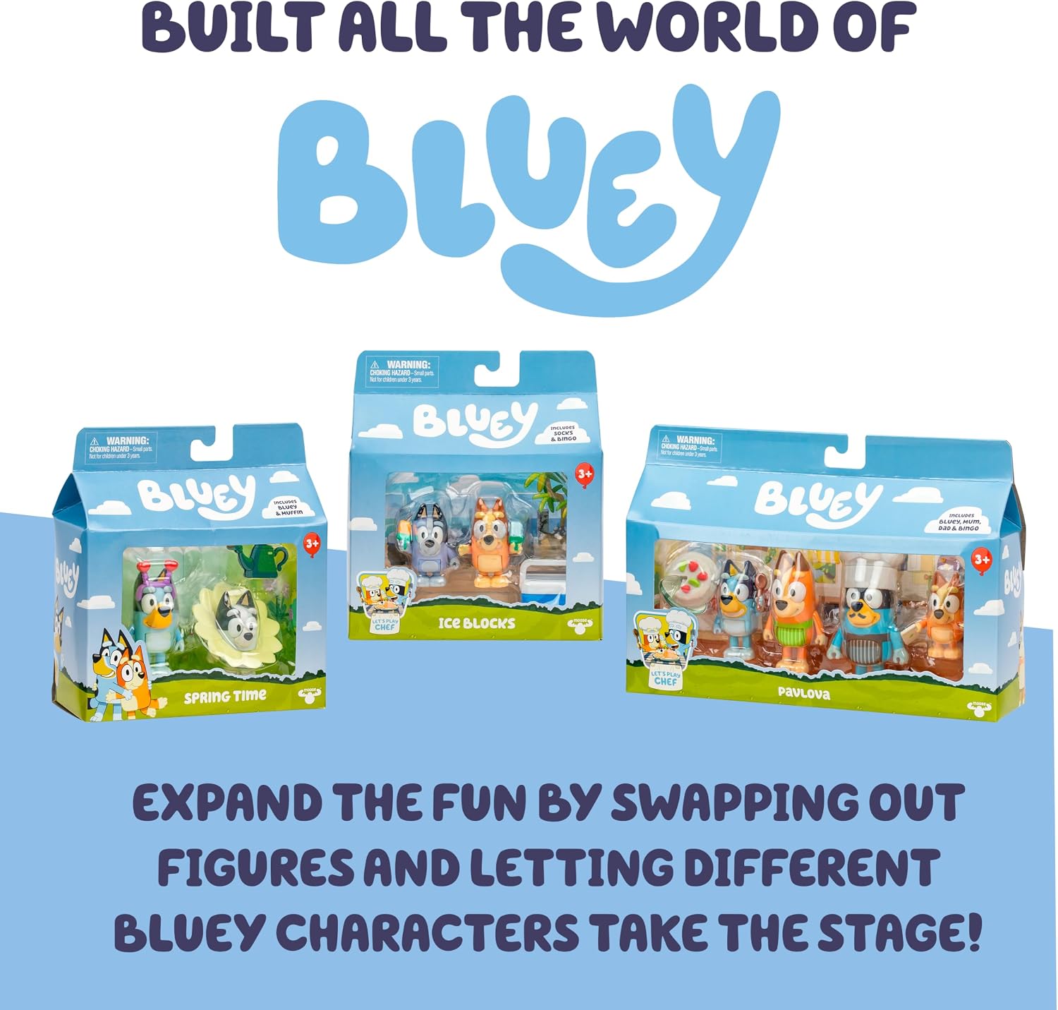 Thumbnail 5 de Bluey Super Fan Figurines Set for Toddlers