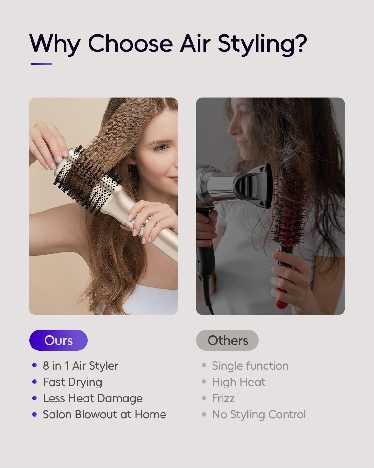 Thumbnail 2 de 7MAGIC 6-in-1 Hair Styler Brush 110,000 RPM 💇♀