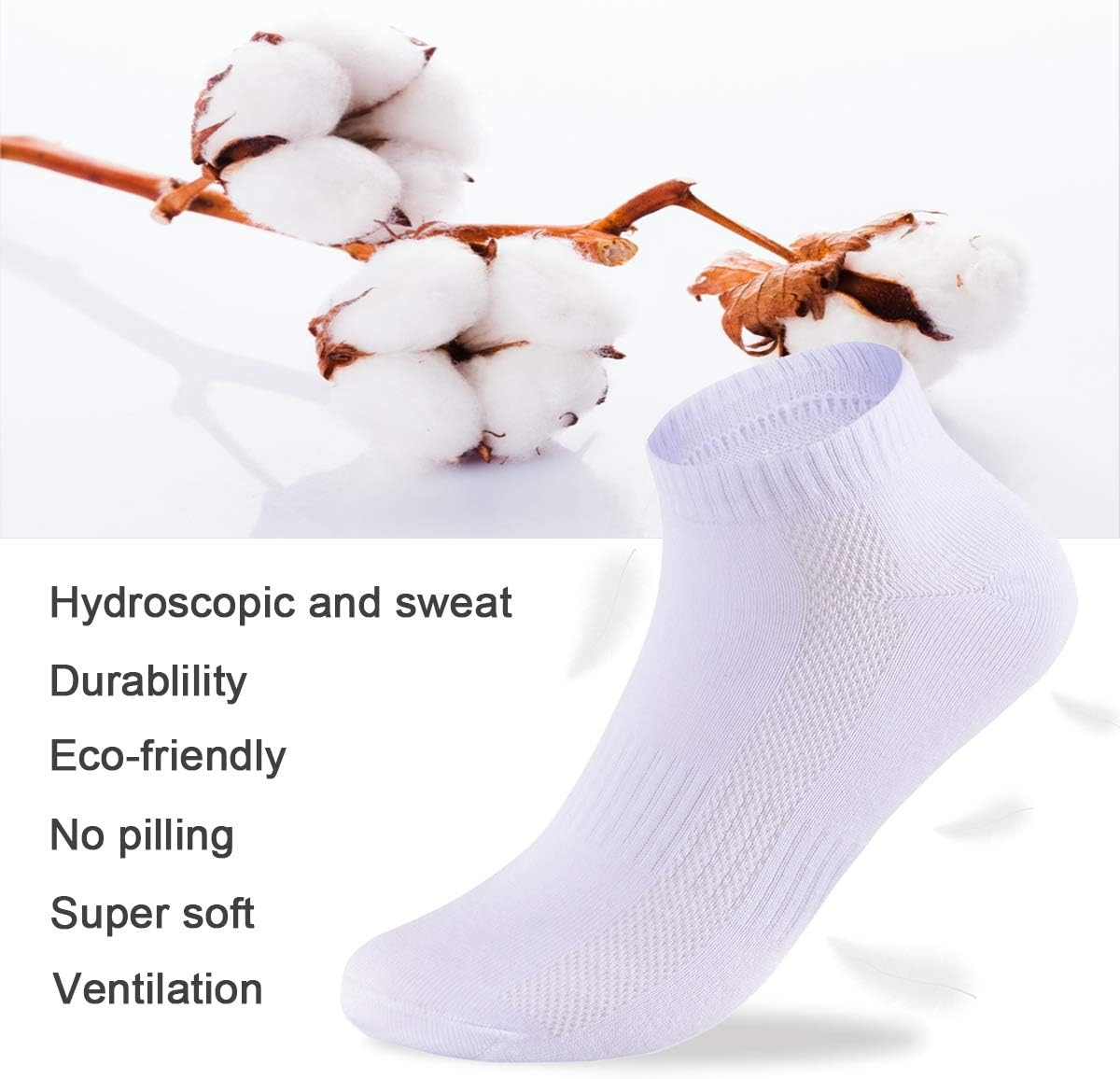 Detalle de FALARY Chaussettes sport 10 paires