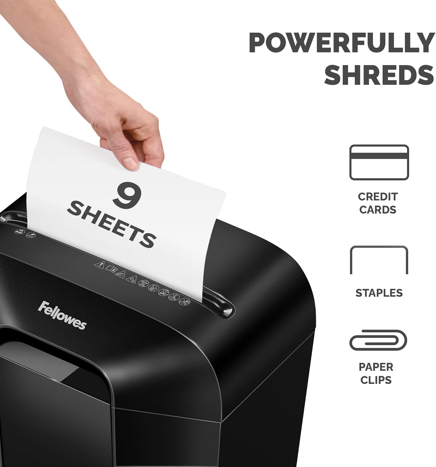 Detalle de Fellowes LX50 Paper Shredder for Home Office Use
