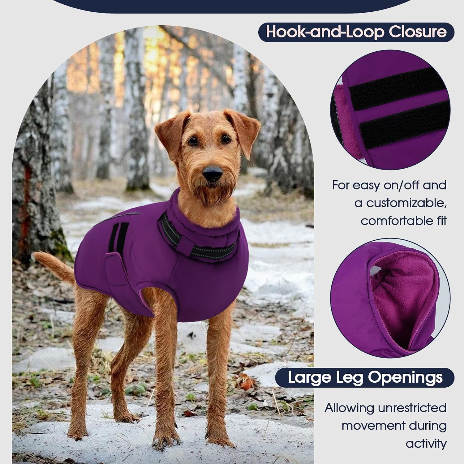 Detalle de IECOii Waterproof Dog Coat, L