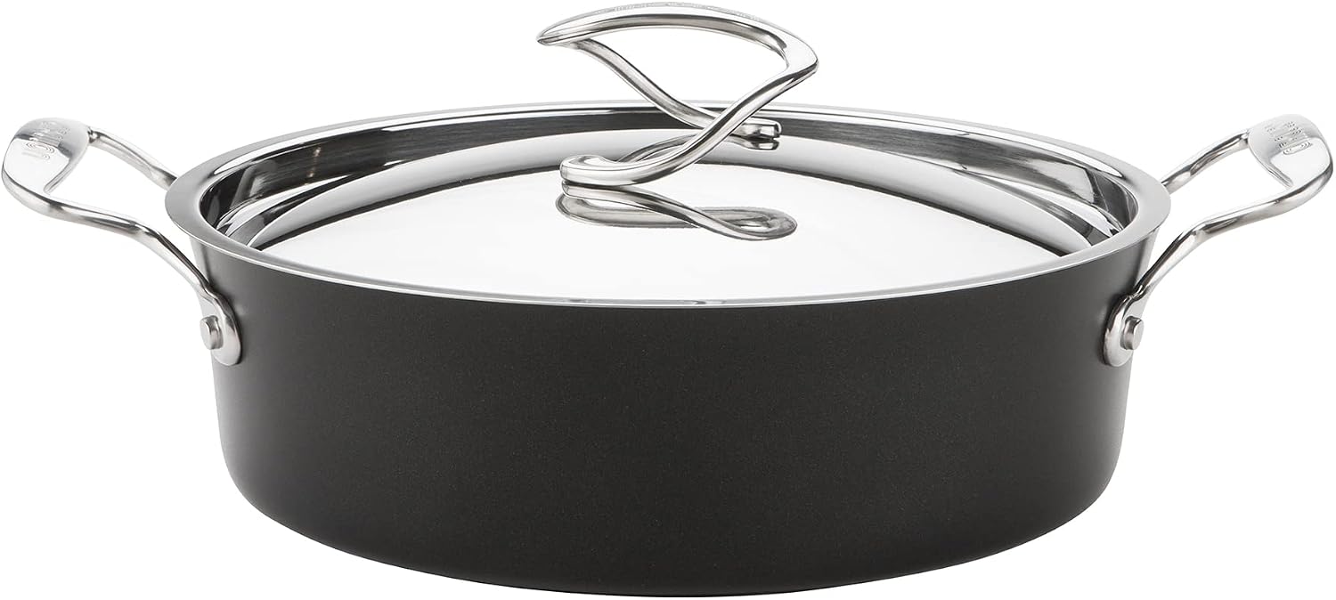 Detalle 2 de Circulon Style Hard Anodised Sauteuse, 20cm/1.7L, Black