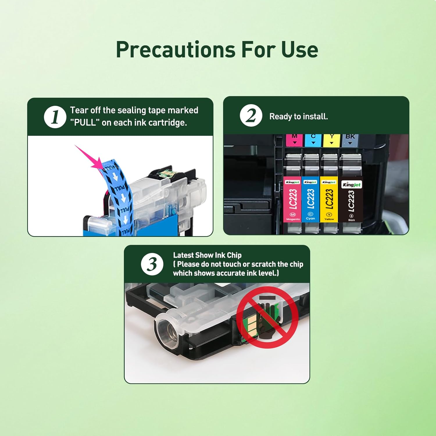 Thumbnail 3 de KINGJET LC223 Cartouches 12 Pack 🖨️