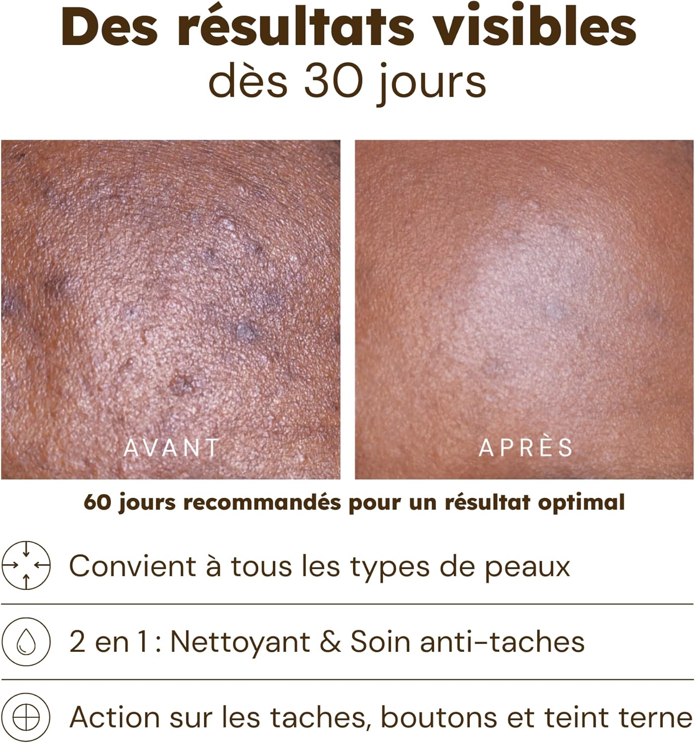 Detalle de Séfia Séfia – Cotons anti-imperfections visage & corps (recharge 30 cotons) au curcuma, vitamine C et niacinamide