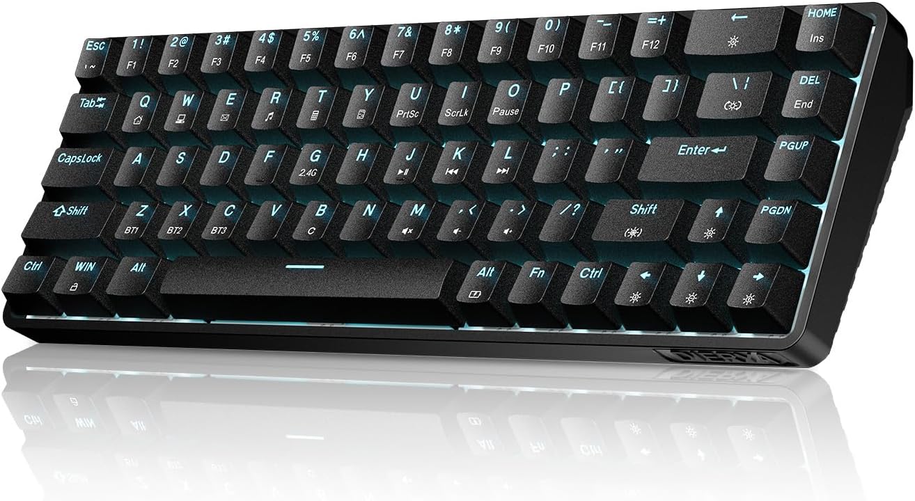 Detalle de Dierya DK68 60% gaming wireless