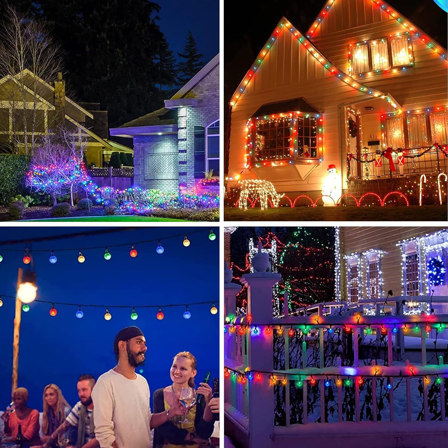 Thumbnail 3 de Bollengold Solar Fairy Lights Outdoor – 39ft, 100LED, 8 Modes, IP65 Waterproof