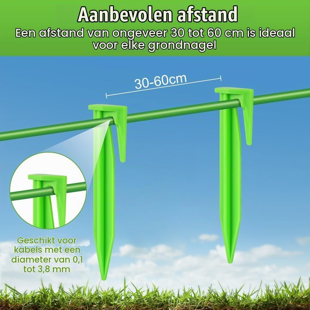 Thumbnail 3 de OFFCUP grondpennen voor begrenzingskabel, 150 stuks, kunststof, 8,5 cm