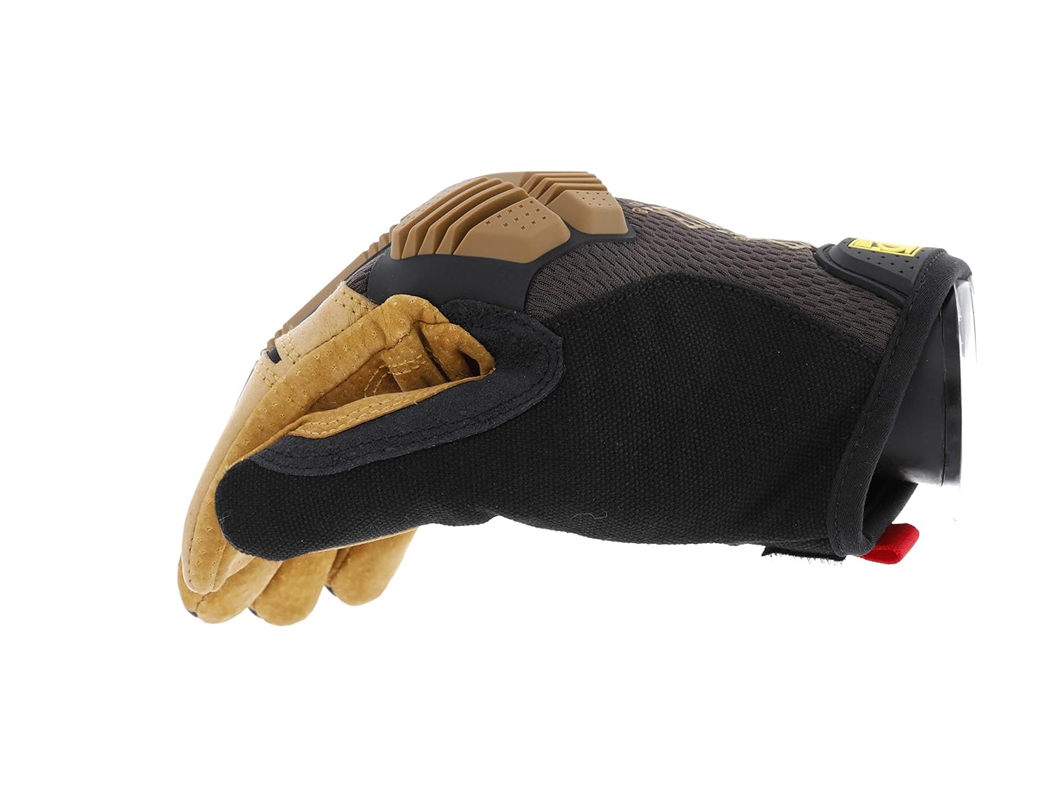Detalle 2 de Mechanix Wear M-Pact® läderhandskar XL, brun/svart med TPR-skydd