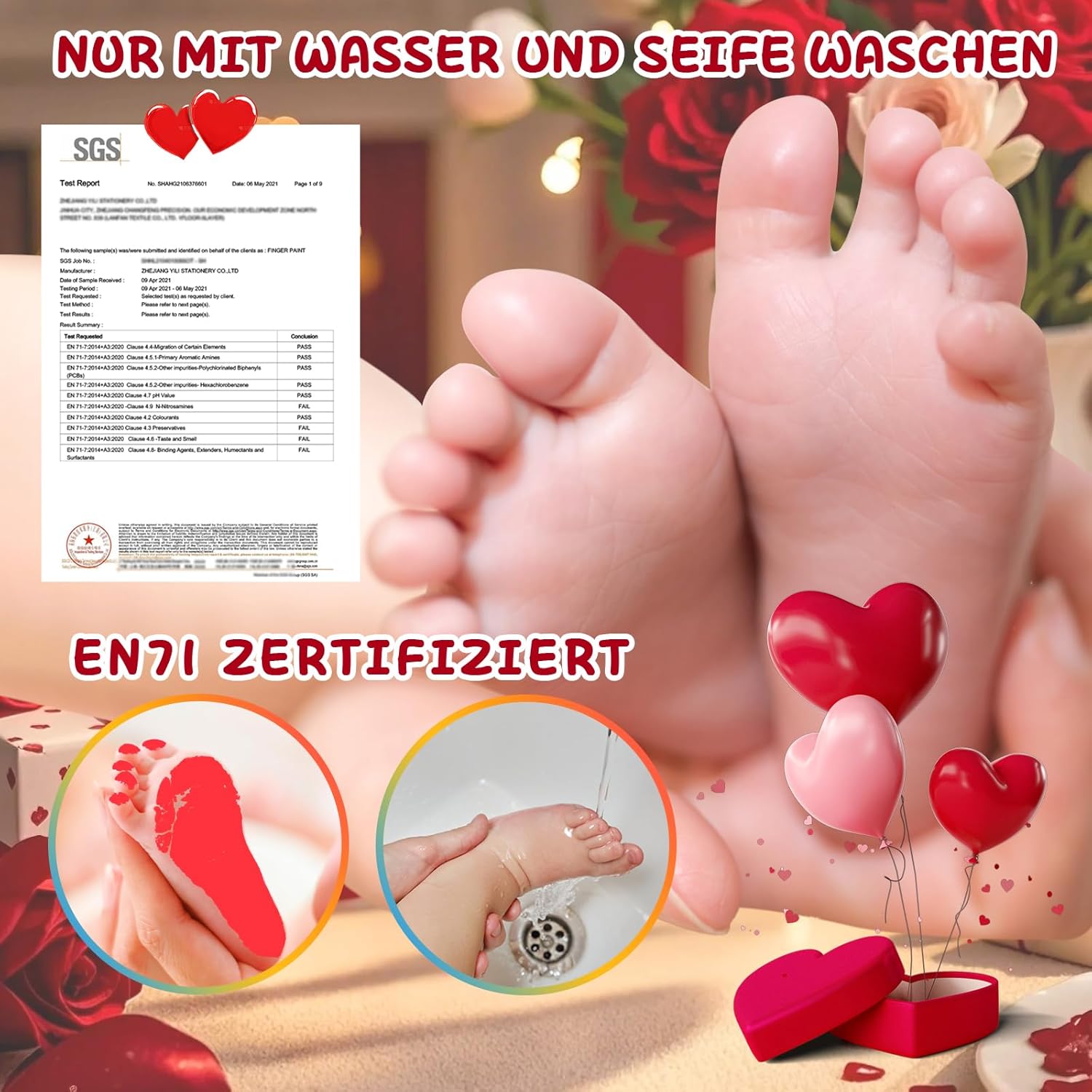 Thumbnail 3 de TOGOU2S Baby Fußabdruck Farbe 75 ml