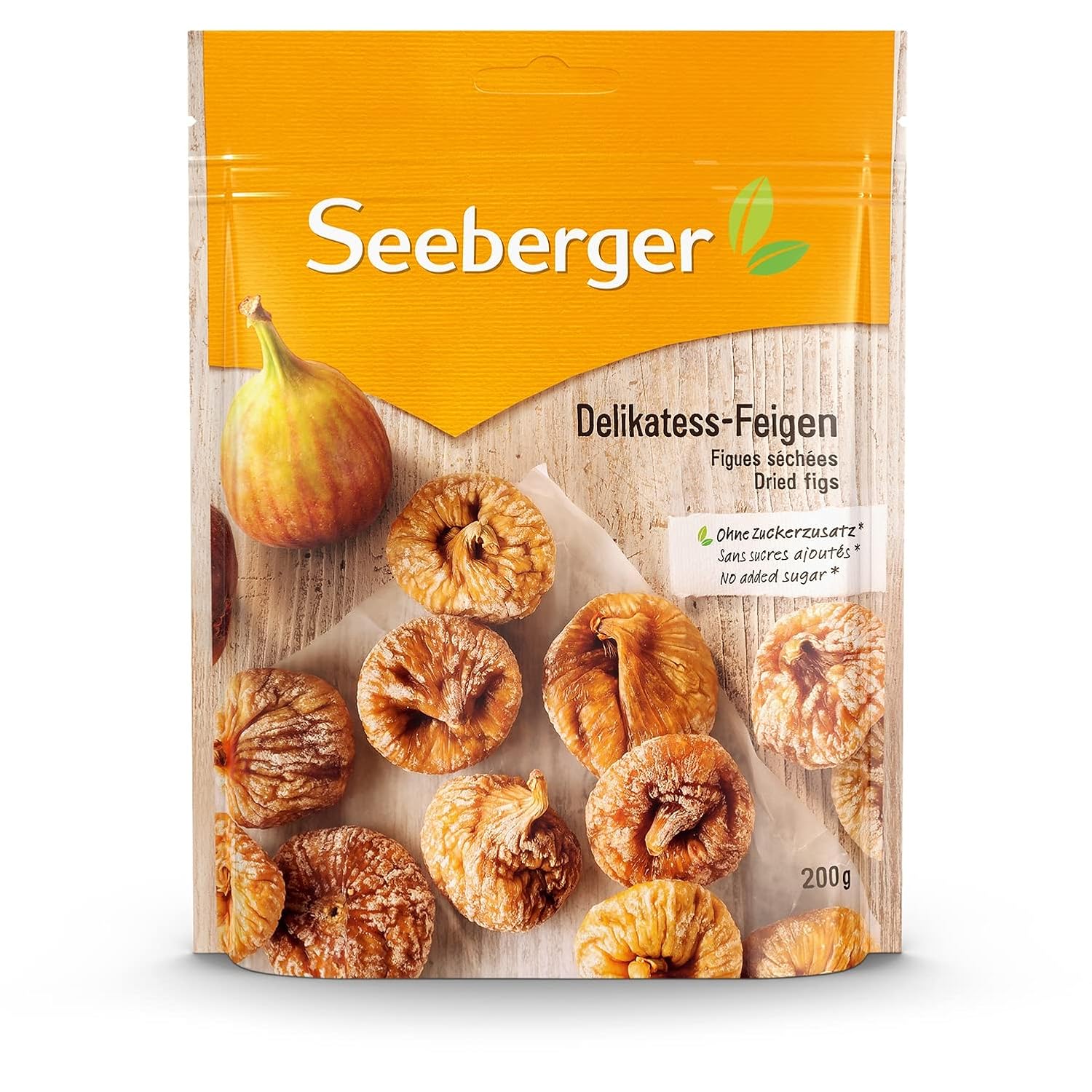 Detalle de Seeberger Delikatess-Feigen 7er Pack (7 x 500 g) – sonnenverwöhnte Trockenfeigen, ohne Zuckerzusatz