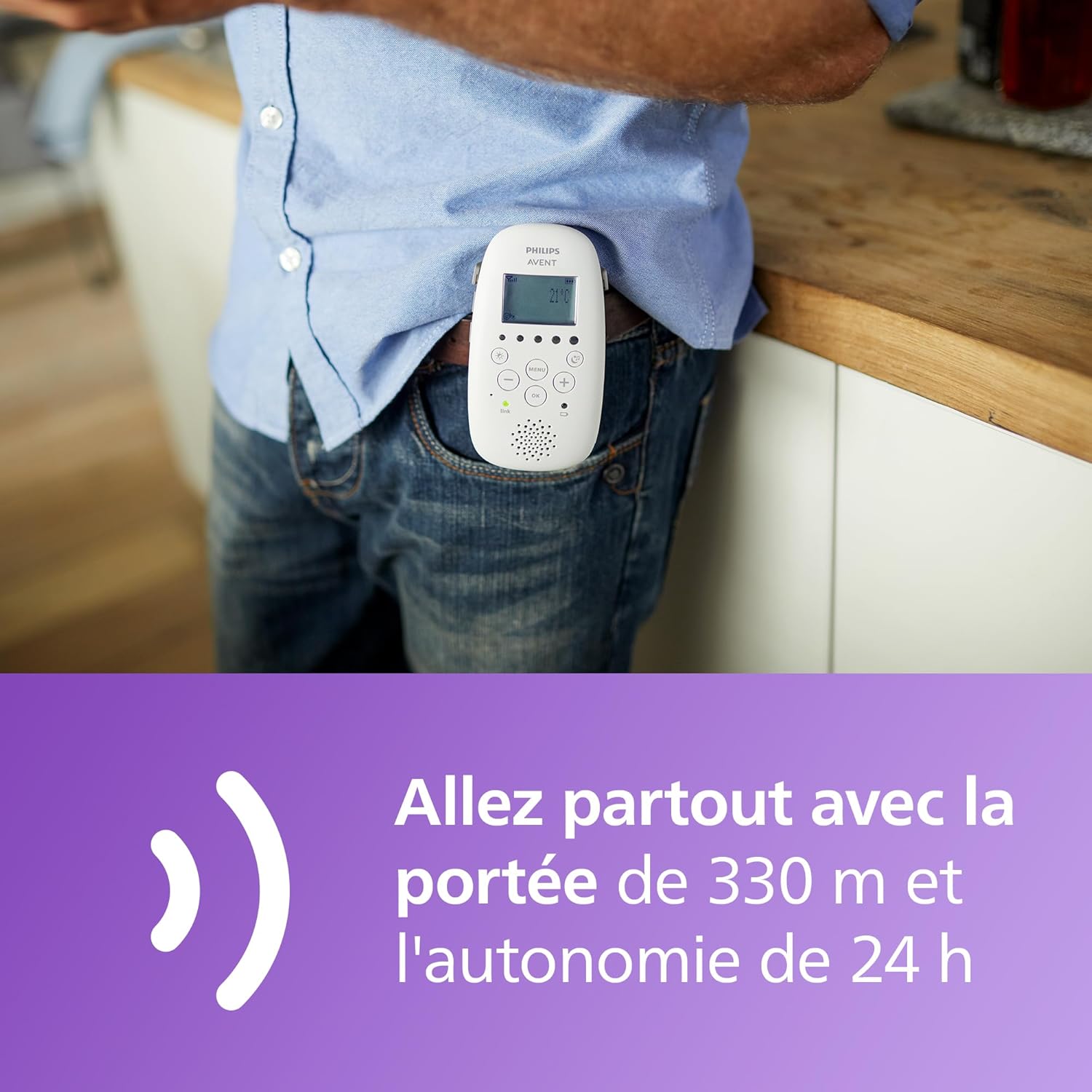 Thumbnail 5 de Philips Avent SCD733/26 écoute-bébé 24 h