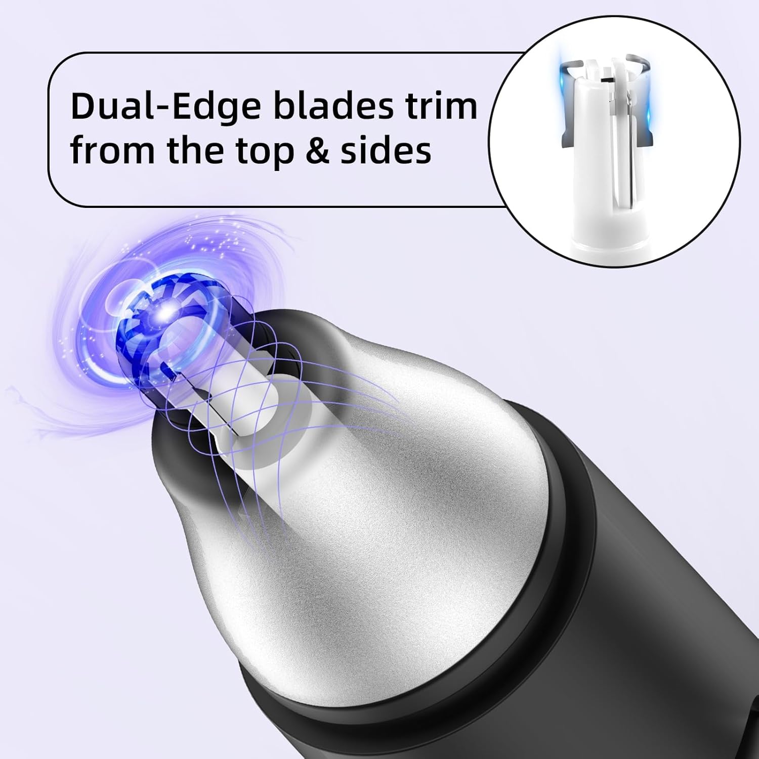 Detalle 2 de Ear and Nose Hair Trimmer Professional: Painless, Portable and Precision Edges