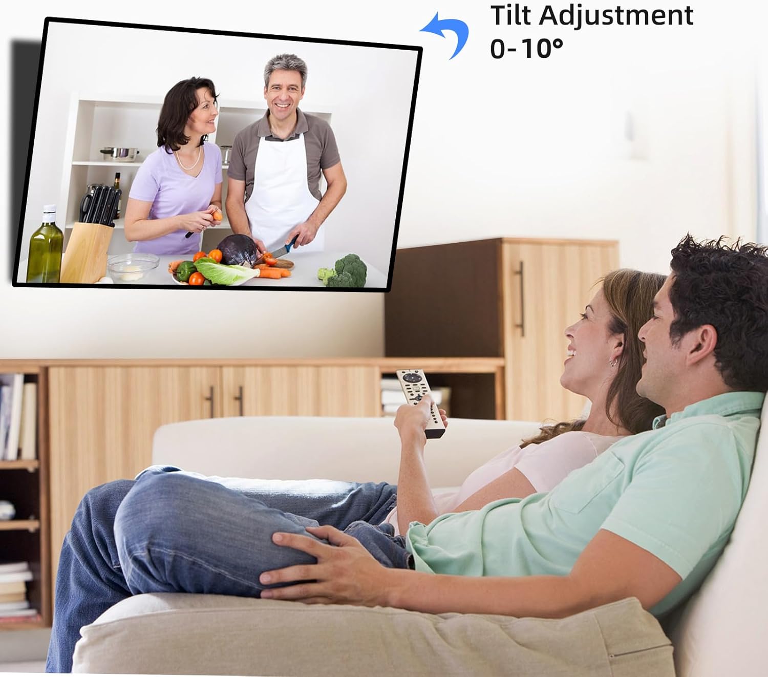 Detalle de Suptek TV Wall Mount for 26–60 inch TVs (Max 400x400 VESA) with 10° Tilt