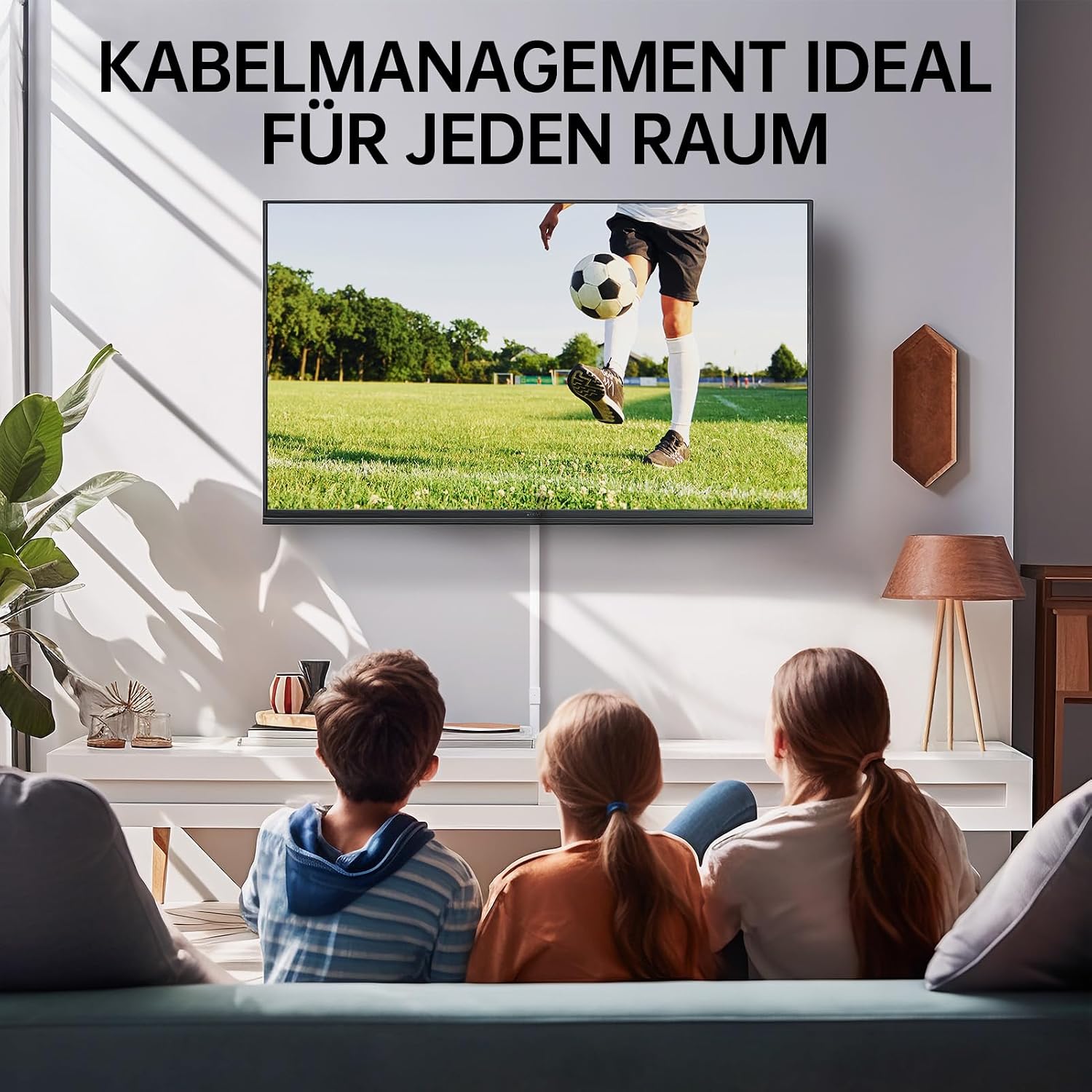 Thumbnail 6 de kinkaivy Selbstklebender Mini Kabelkanal Weiß, 4 m Gesamtlänge – abreißbar, 15×10 mm