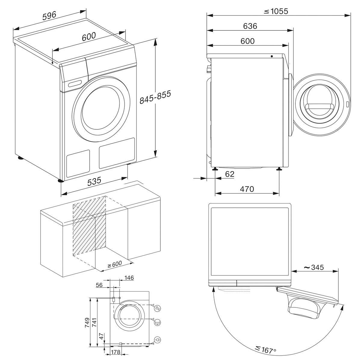 Thumbnail 1 de Miele WCK 360 WCS lavadora 10 kg 1.400 rpm 🧺