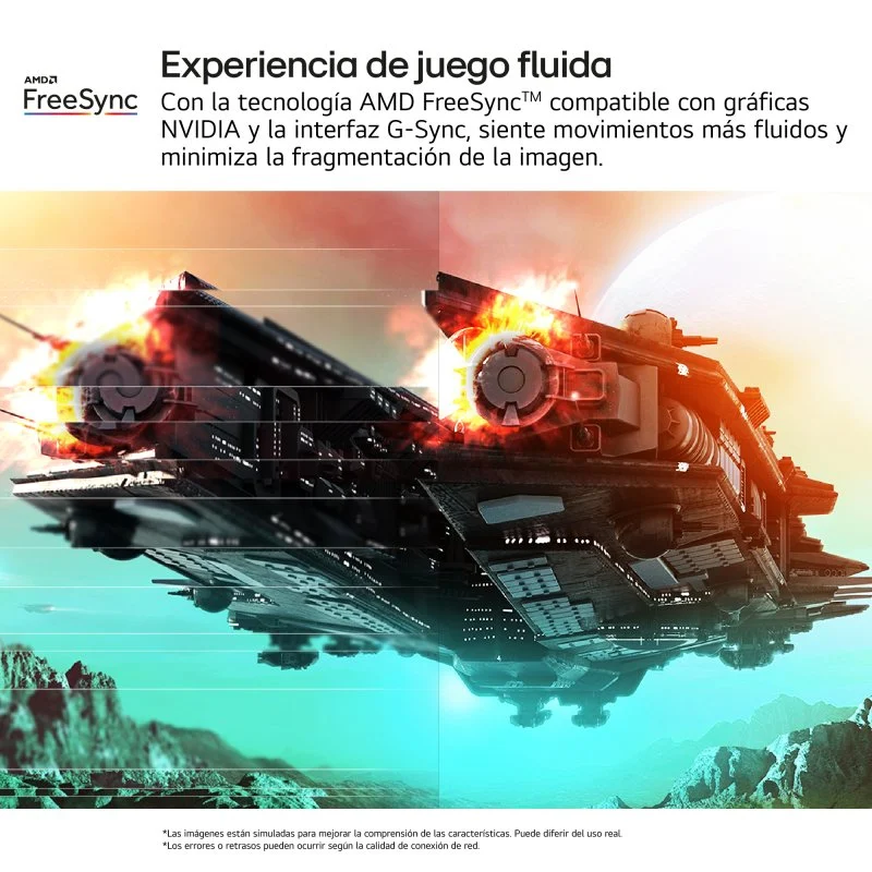 Thumbnail 1 de LG UltraGear 32GS60QC-B Monitor 31,5" QHD 180 Hz Curvo