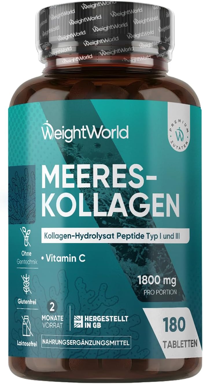 Detalle de Marine Kollagen Tabletten 1 & 3, 180