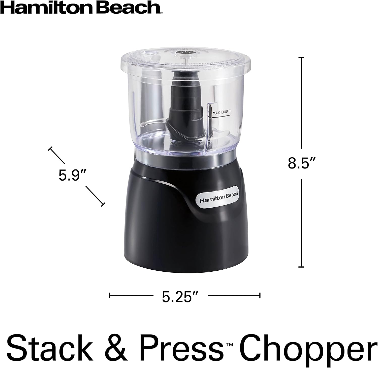 Thumbnail 6 de Hamilton Beach 3-Cup Electric Chopper, 350W