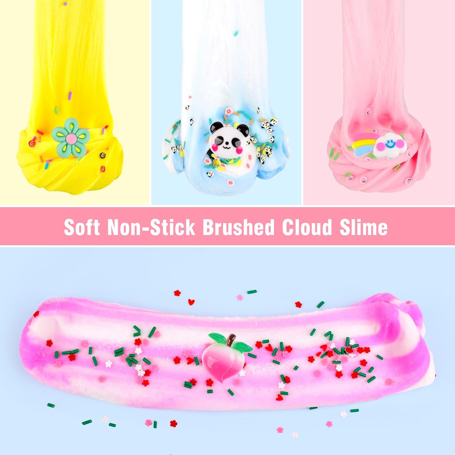 Thumbnail 4 de Fluffy Cloud Slime Kit 10-pack for kids