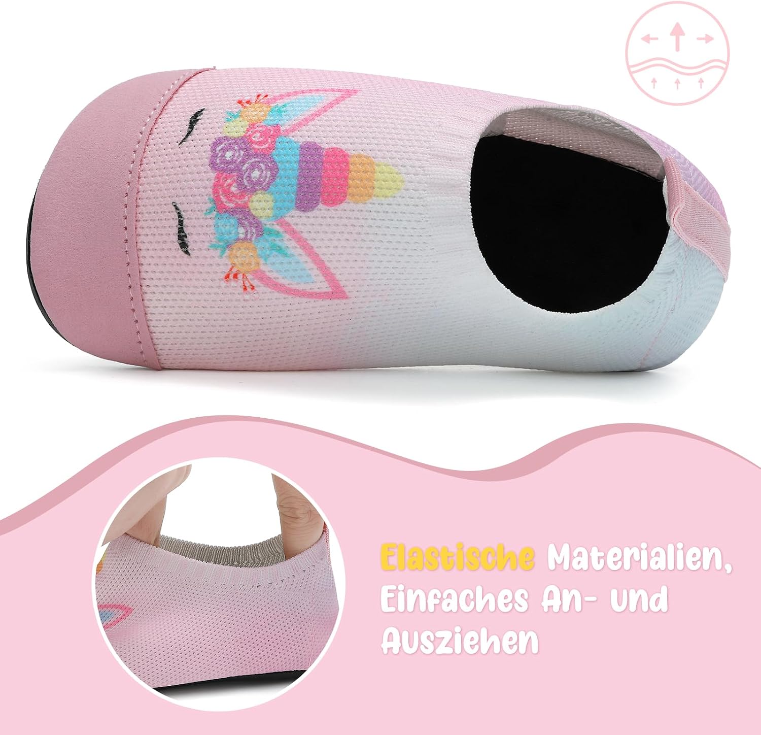 Detalle 2 de BARFULKER Hausschuhe Kinder Barfuß 20-33