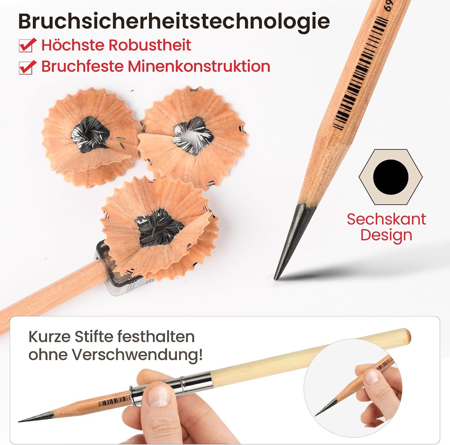 Thumbnail 4 de MARCO Skizzen Zeichen Bleistift Set 22 Stück