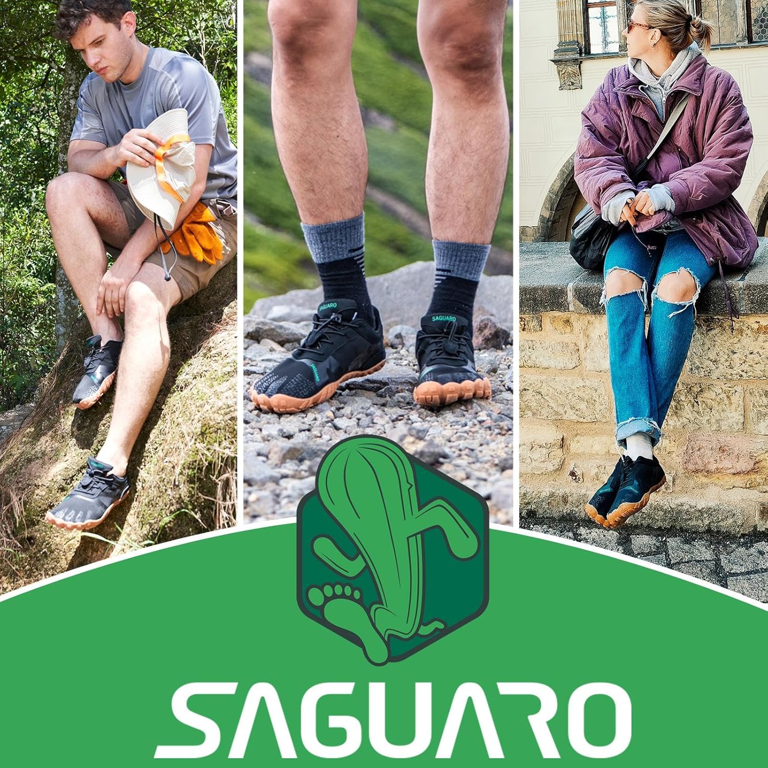 Thumbnail 1 de SAGUARO chaussures de trail running minimalistes antidérapantes (unisexe)