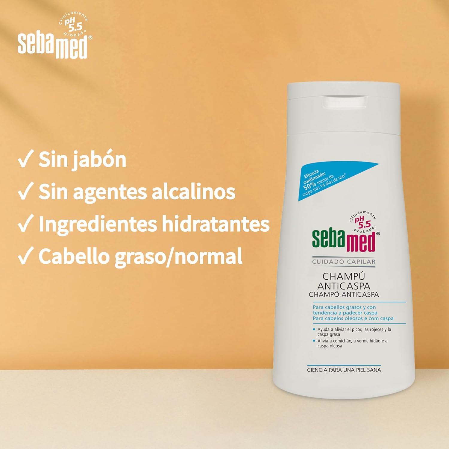 Thumbnail 4 de Sebamed Champú Anticaspa 400ml 🍃 Reduce picor e irritación