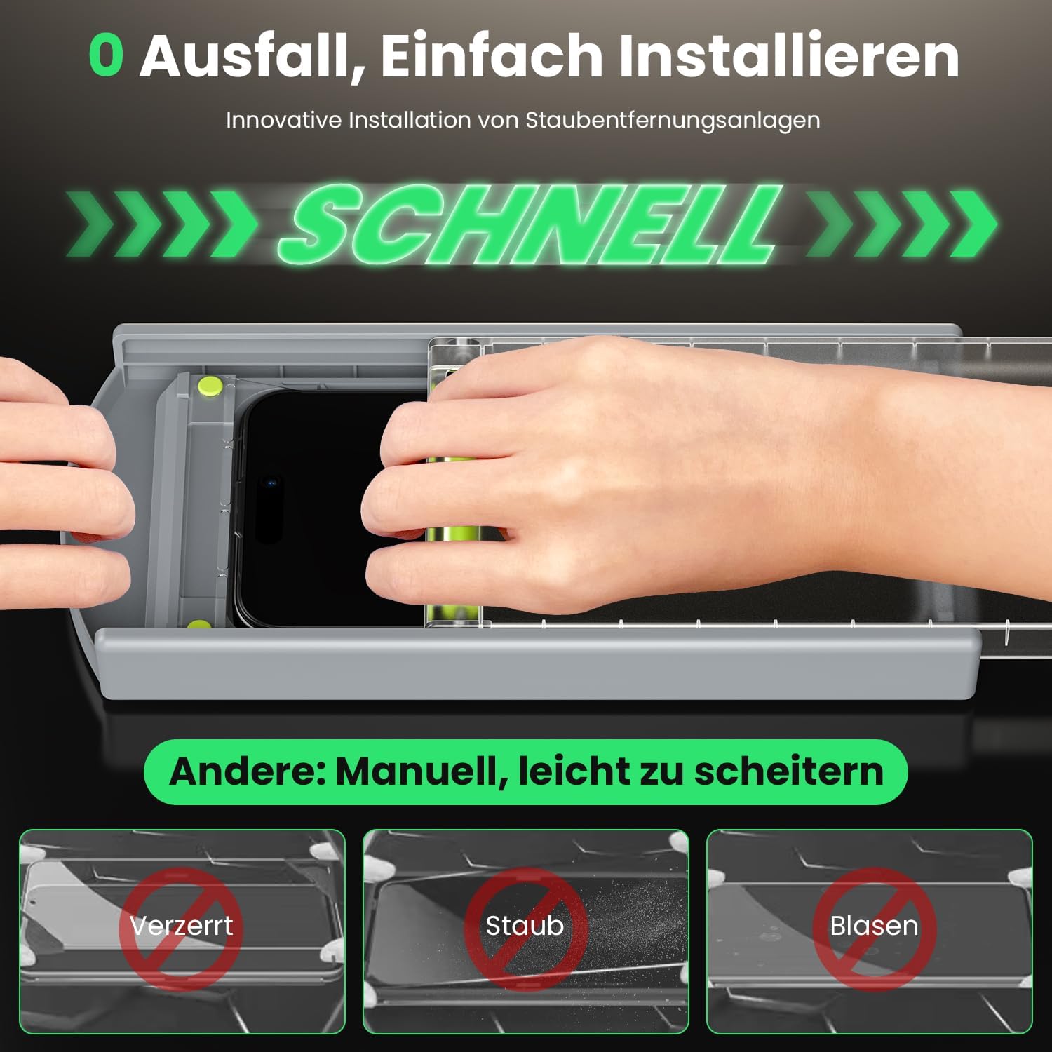 Thumbnail 2 de WSKEN iPhone 17 Pro Max Sichtschutzfolie 24°