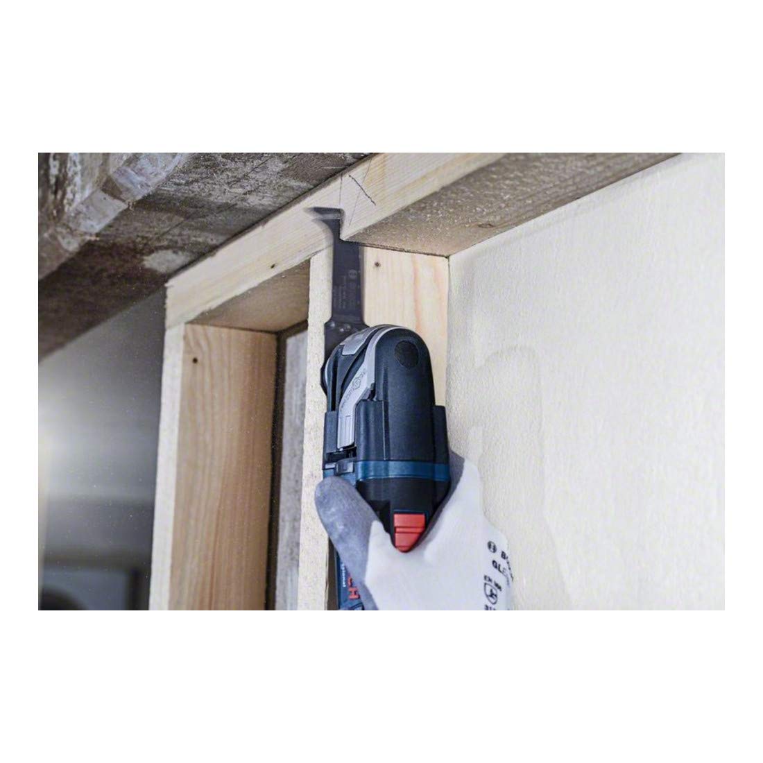 Detalle de Bosch Professional Lama per tagli dal pieno AIZ 10 AB – tagli precisi per legno e metallo (10 x 20 mm)