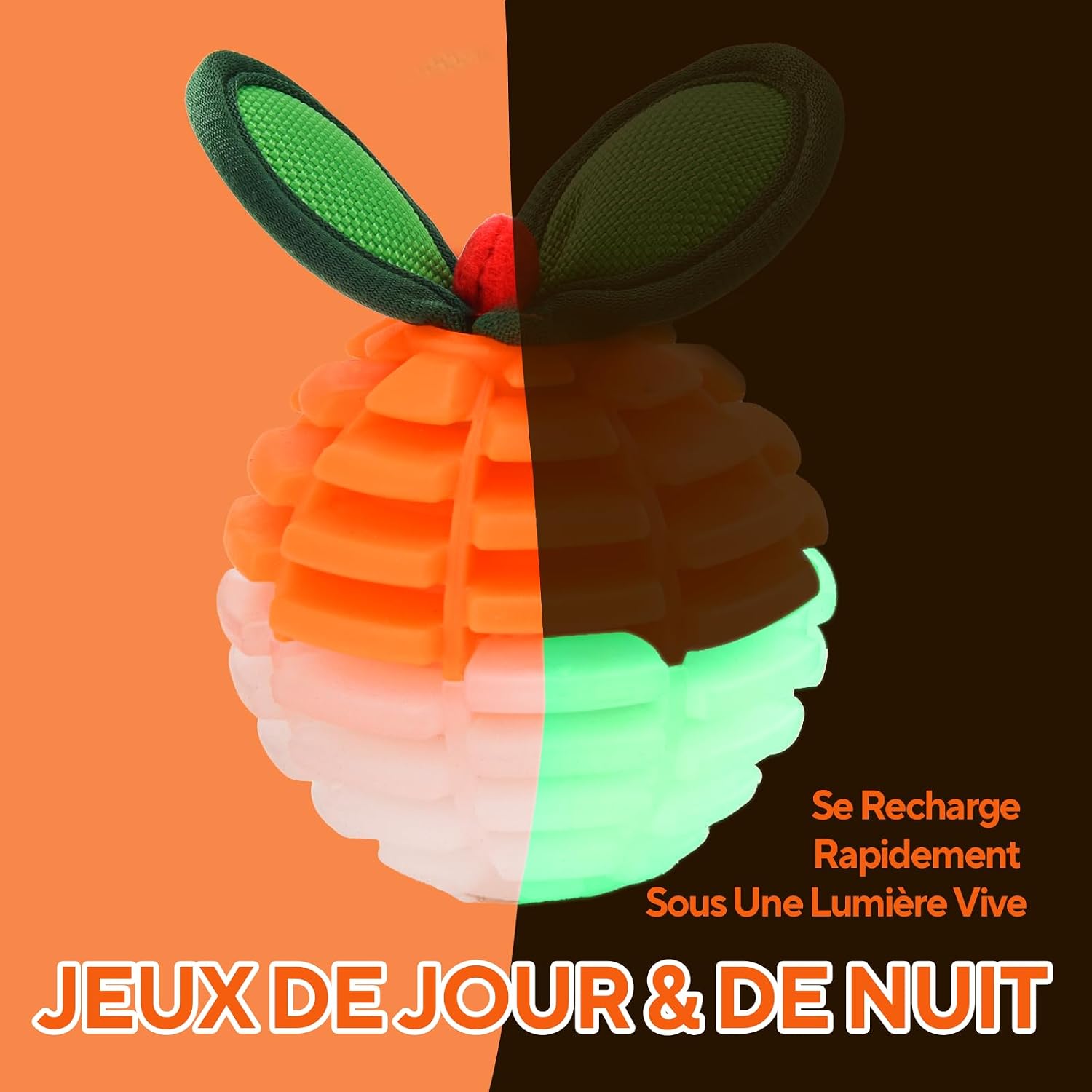 Detalle 2 de LIFLIX Lot de 2 Jouets Résistants à mâcher pour Chiens — TPU, nettoyage dentaire et dentition des chiots (petite et moyenne taille)