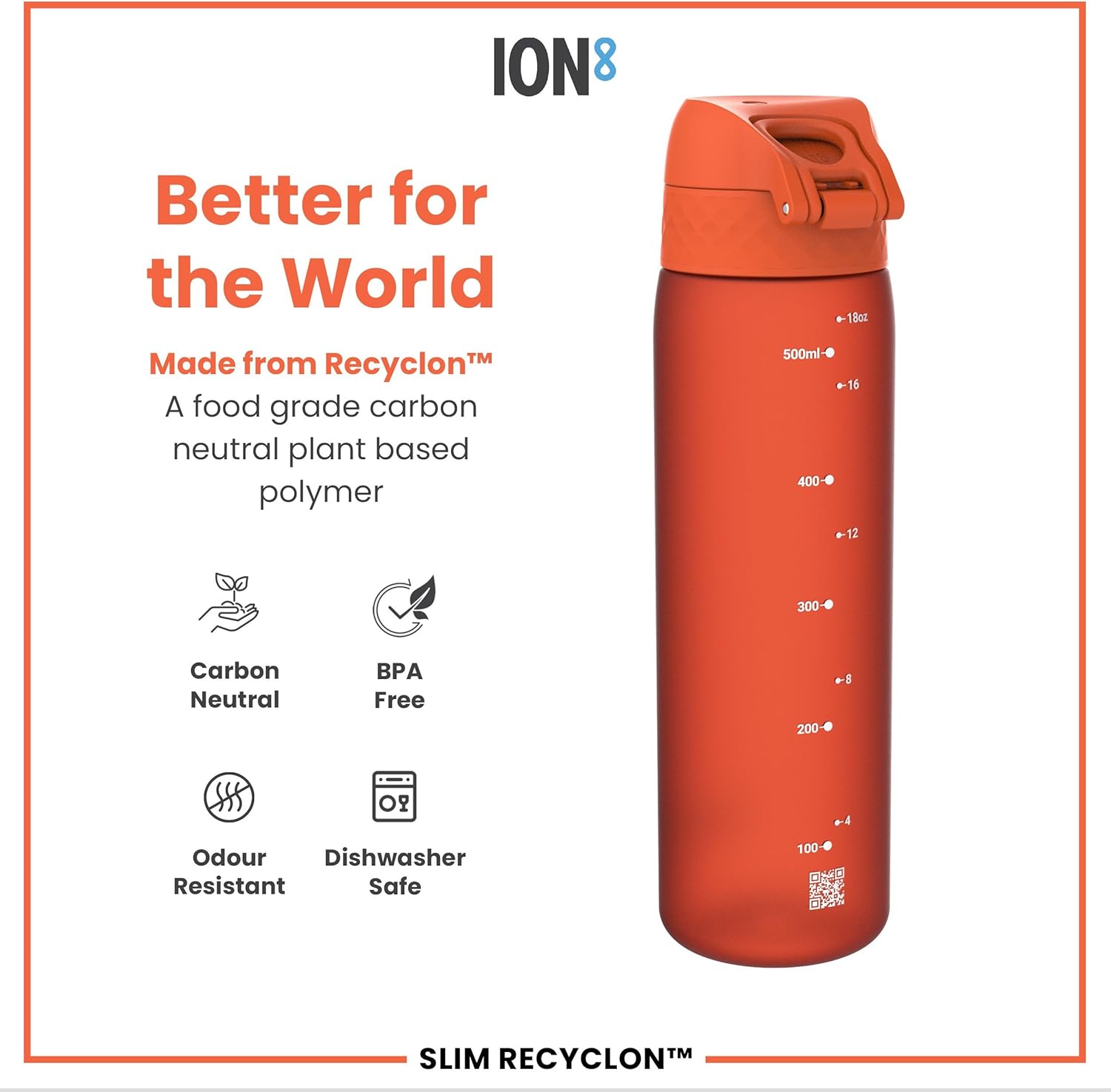 Thumbnail 4 de Ion8 500 ml/18 oz Water Bottle – Leak Proof, BPA Free & Dishwasher Safe