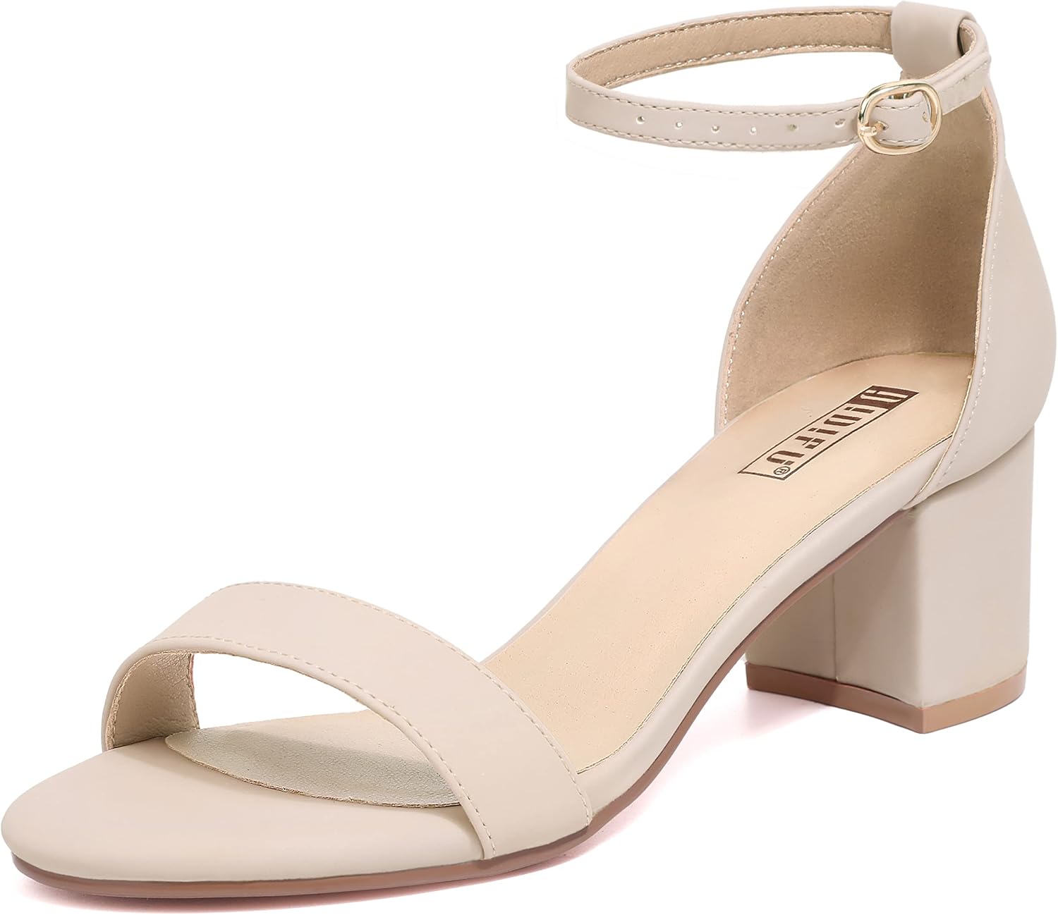Detalle de IDIFU Cookie-LO IN2COOKIELO Women's Ankle-Strap Block-Heel Sandals