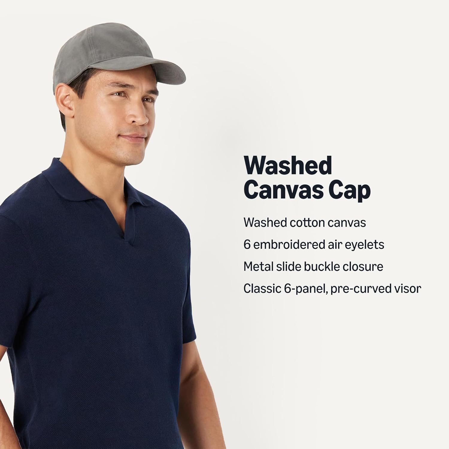 Thumbnail 1 de Amazon Essentials Washed Cotton Baseball Cap for Men