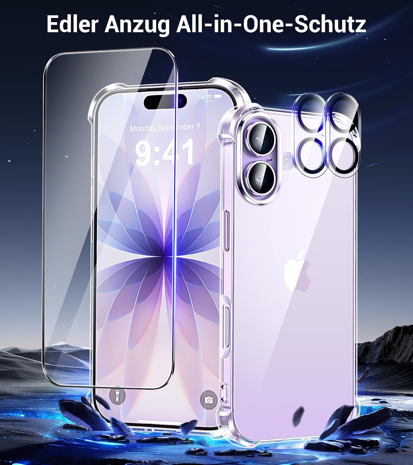 Detalle 2 de FLLAO iPhone 17 Coque 5‑en‑1 antichoc 6,3"