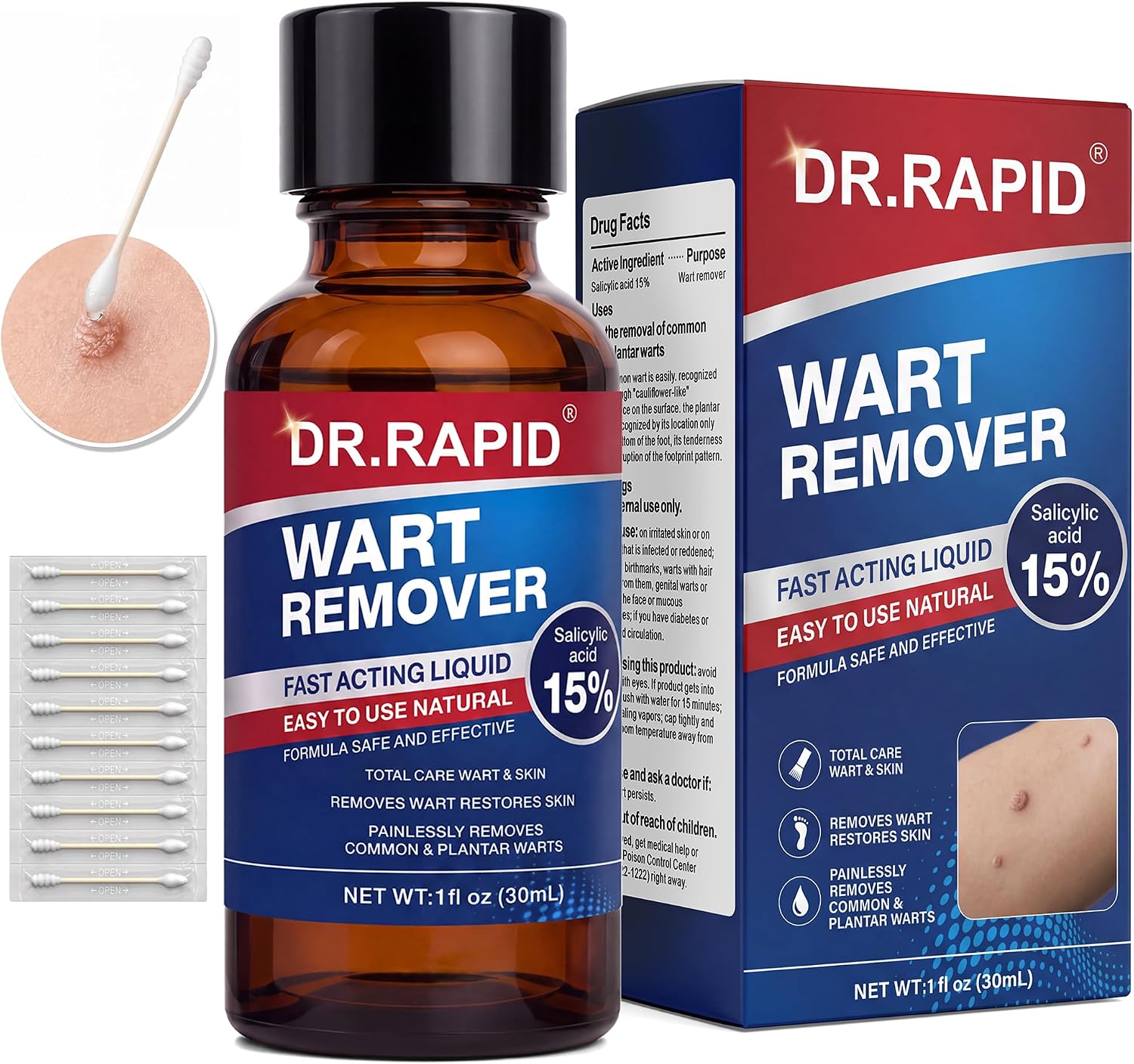 Detalle de DR.RAPID Wart Remover Liquid 30 mL
