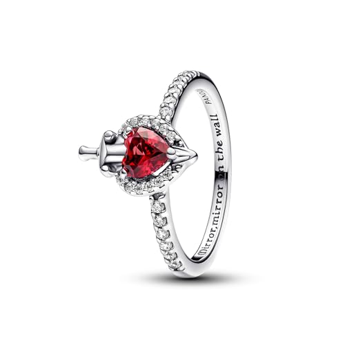 Detalle 2 de Pandora Disney Villains Evil Queen 193422C01 Plata con cristal 💍