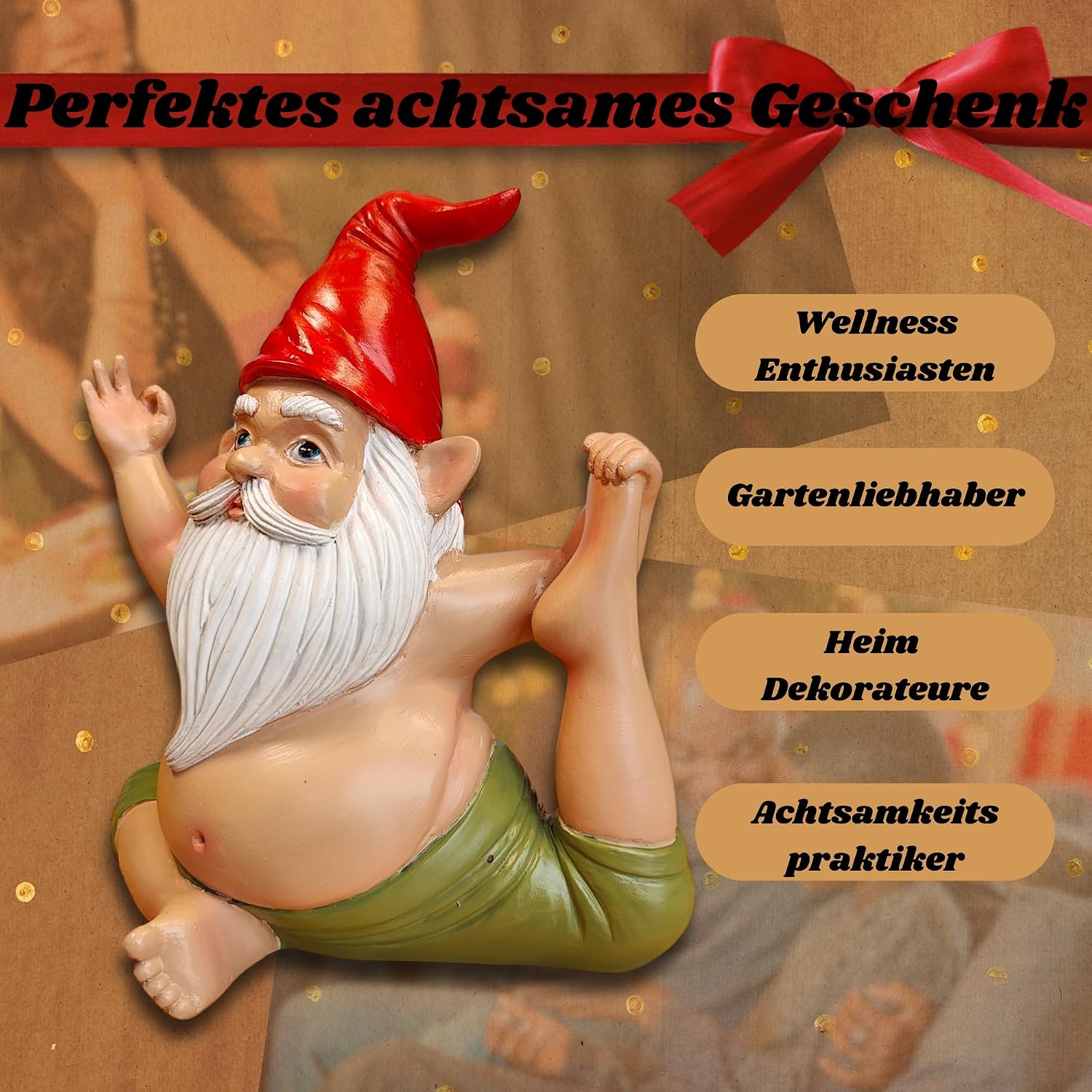 Thumbnail 4 de synxzen Yoga Gartenzwerg 17cm