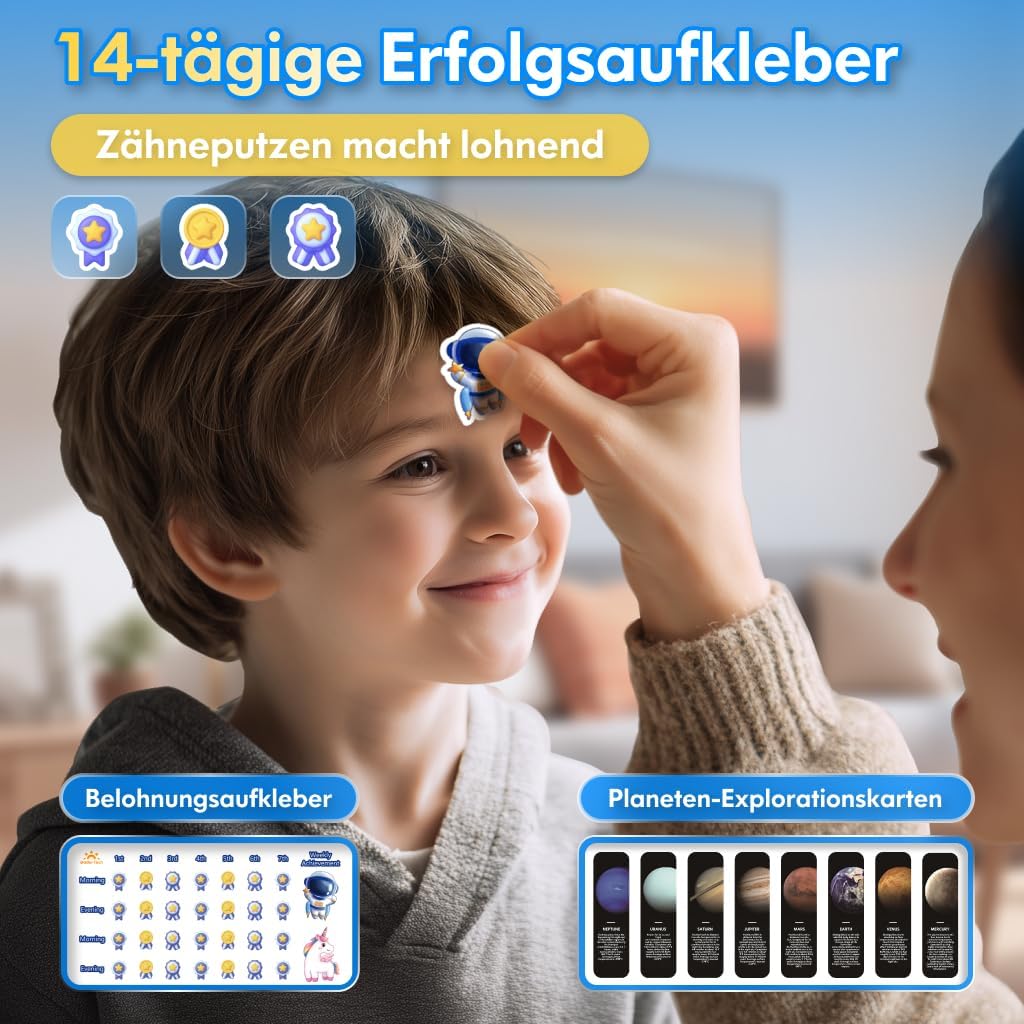 Thumbnail 5 de Elektrische Zahnbürste Kinder 60 Tage Akku 🪥