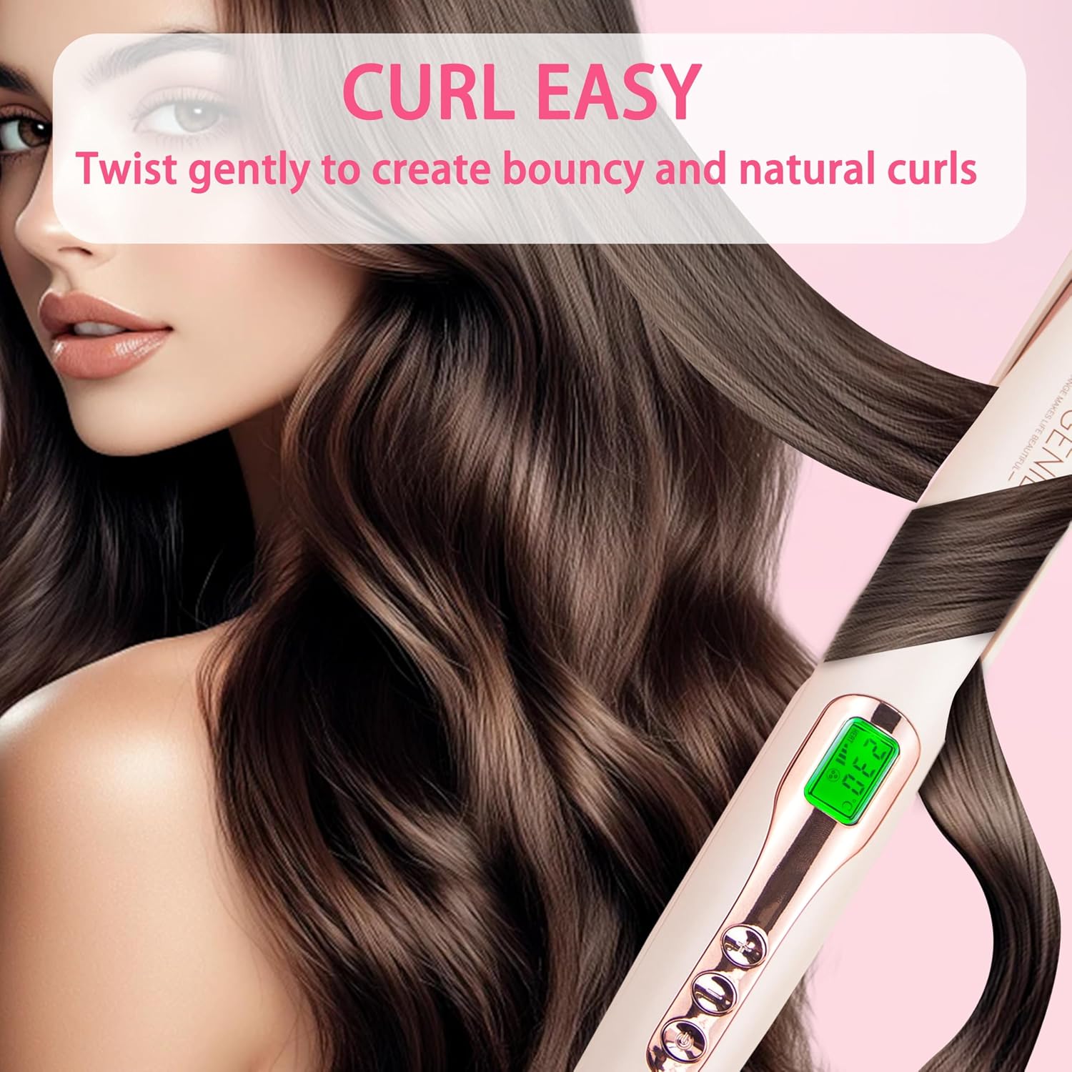 Detalle 2 de ANGENIL Pro Ceramic Twist Hair Straightener 2-in-1