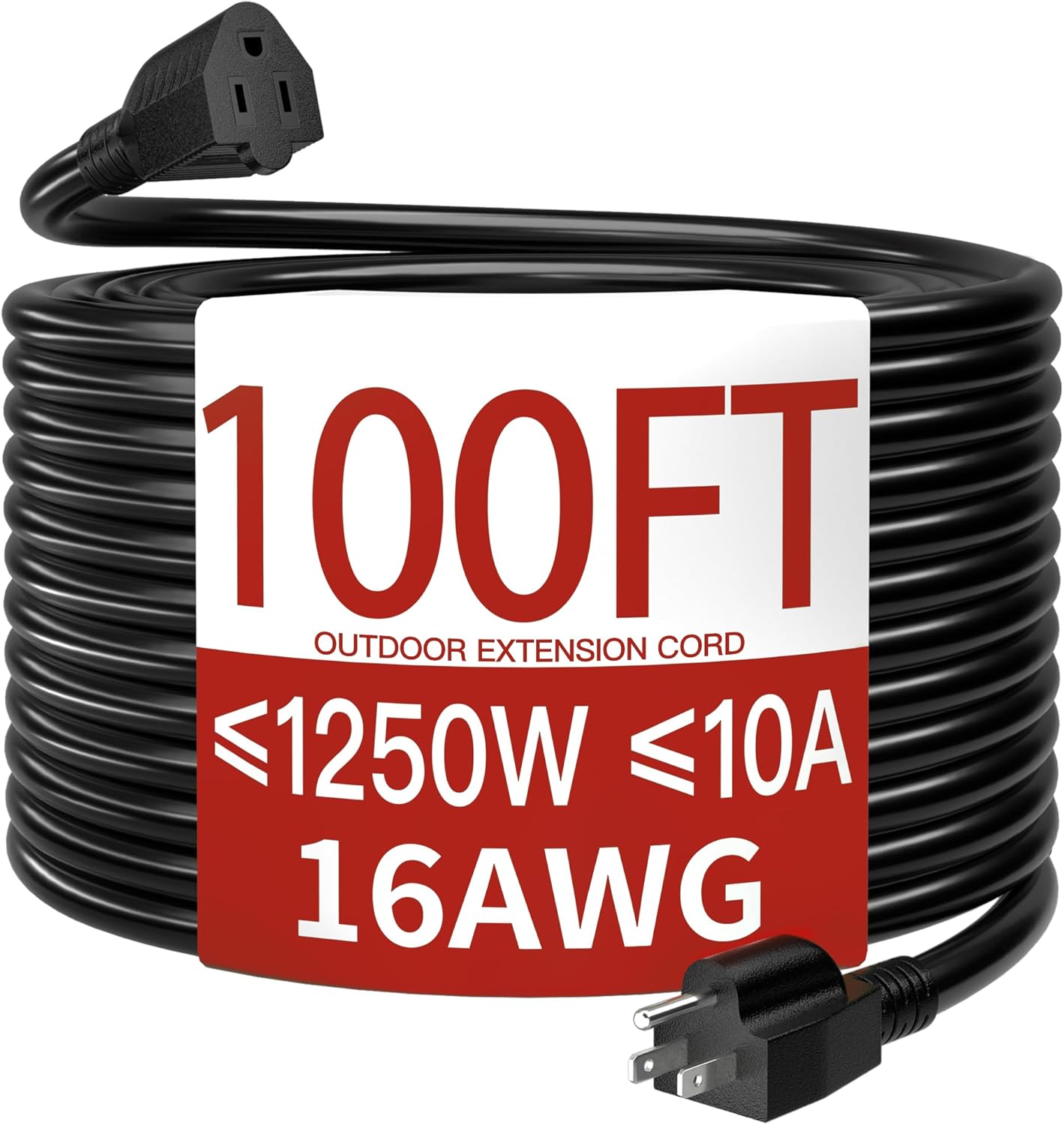 Detalle de 16/3 100ft Outdoor Extension Cord 🔌