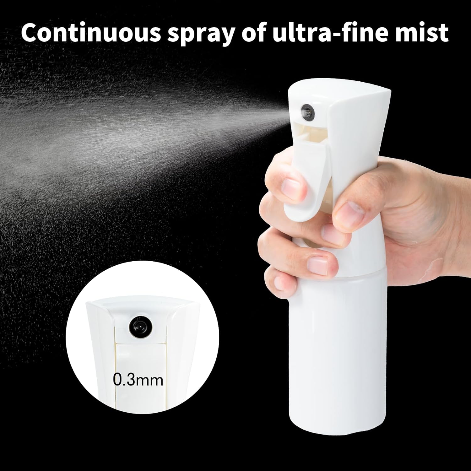 Detalle 2 de Uervoton continuous ultra-fine mist spray bottles (empty) for salon hair sprayer use