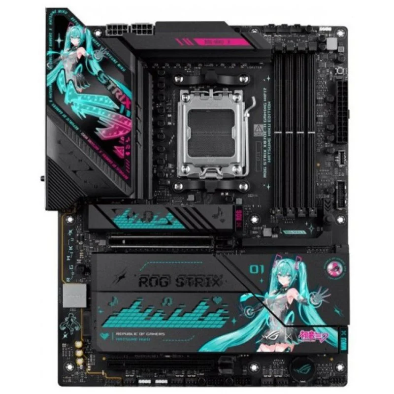 Detalle 2 de ASUS ROG Strix X870E-H Gaming AM5 DDR5 ATX con WiFi 7 y RGB