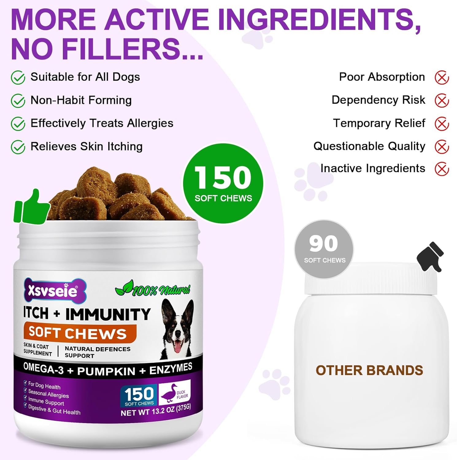 Detalle 2 de Dog Allergy Relief Treats 150 unidades