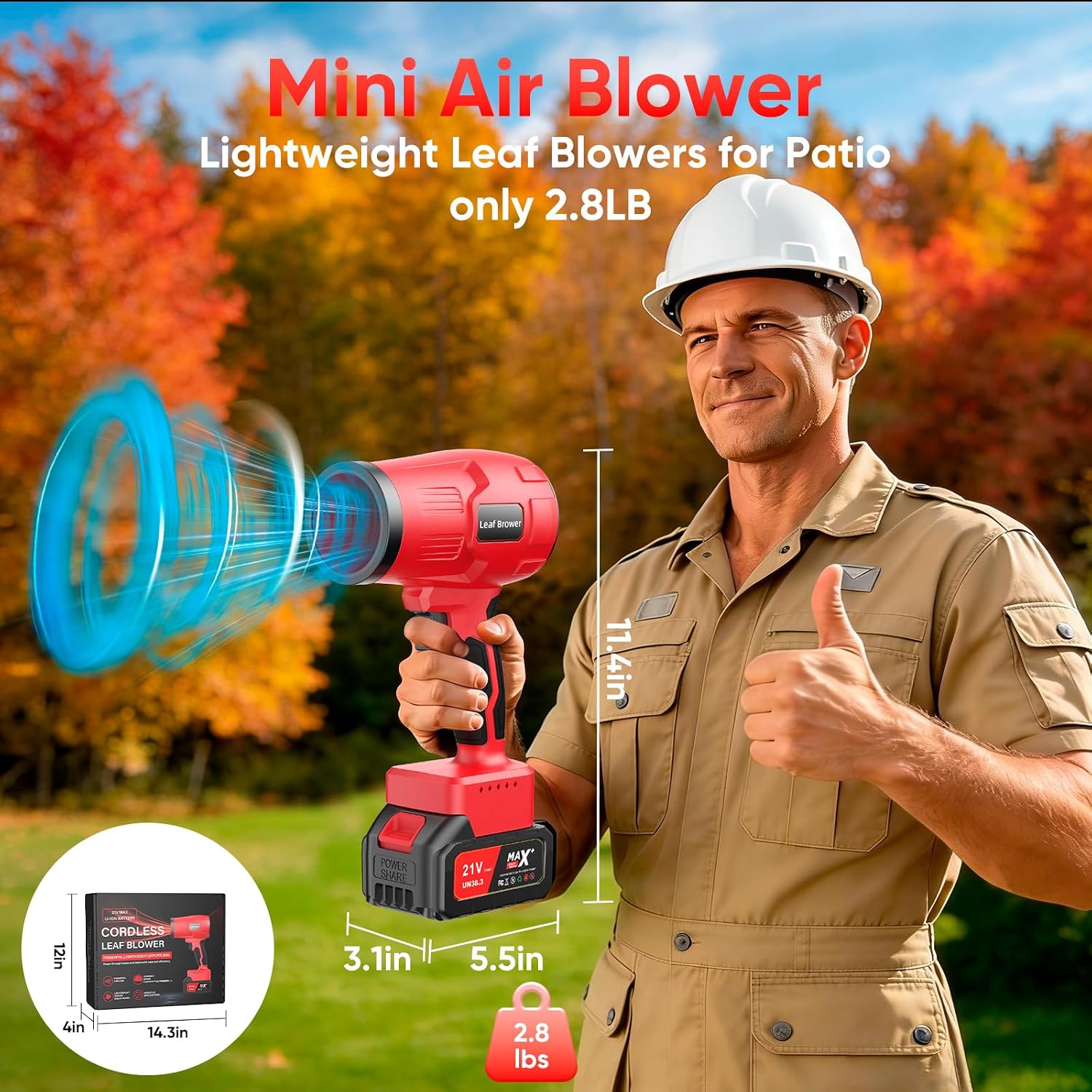 Thumbnail 4 de Cordless Leaf Blower, 21V