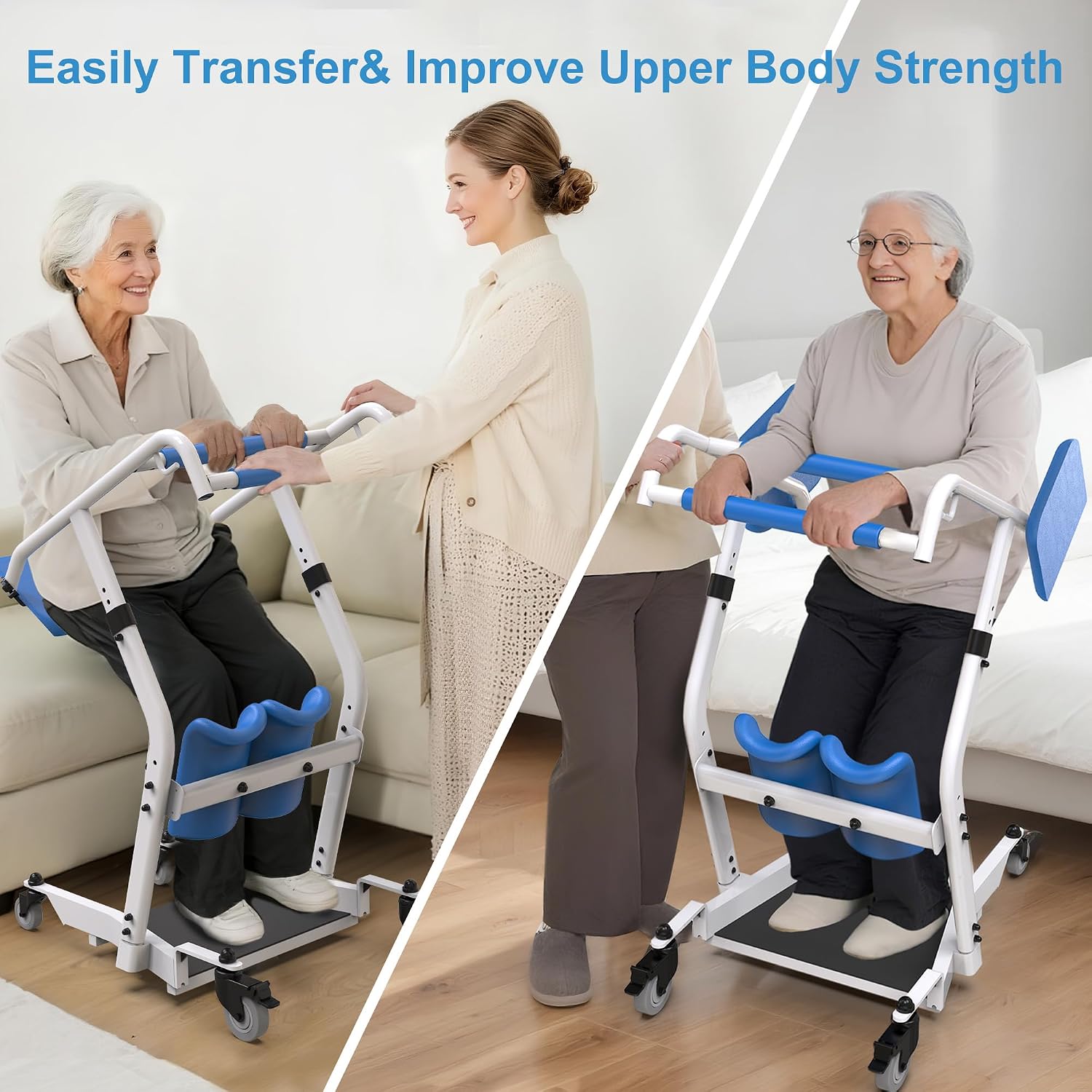 Thumbnail 6 de WHLICKS Sit-to-Stand Patient Lift, 400-lb capacity